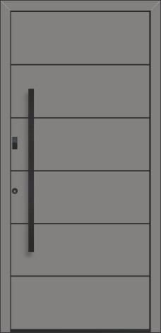 Inotherm Haustür Modell AGE 1011 ohne Ornamentrahmen