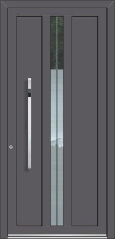 Inotherm Haustür Modell ASS 1601 mit Aluminium-Ornamentrahmen